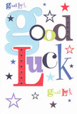 Vivid, bold, and uplifting-this good luck card leaps to life with joyful intent, echoing the sense of encouragement felt across the tree-lined streets of Forest Hill. The phrase 'Good Luck' is arranged in a playful waltz of typography, oversized pastel-blue letters interlocking with lush reds, leafy greens, and deep purples, as if a florist hand-selected each shade to echo the local landscape. Accents of navy, lilac, and lemony lime starbursts dot the white surface, conjuring images of stars glowing over SE23 rooftops. The cardstock is silky and inviting to the touch, its smoothness reminiscent of holding a freshly wrapped bouquet from Forest Hill Florist. This card is more than just a note; it's a gesture infused with optimism-something you might tuck into a gift for a child starting at Eliot Bank School, or offer a friend heading to a performance at the local theatre. The design evokes a sense of possibility, the kind you feel during a sunny morning stroll down Perry Vale, or greeting neighbours at the market. Carefully crafted, this card is perfect for delivering heartfelt wishes and the simple, enduring magic of believing in someone close to home.
